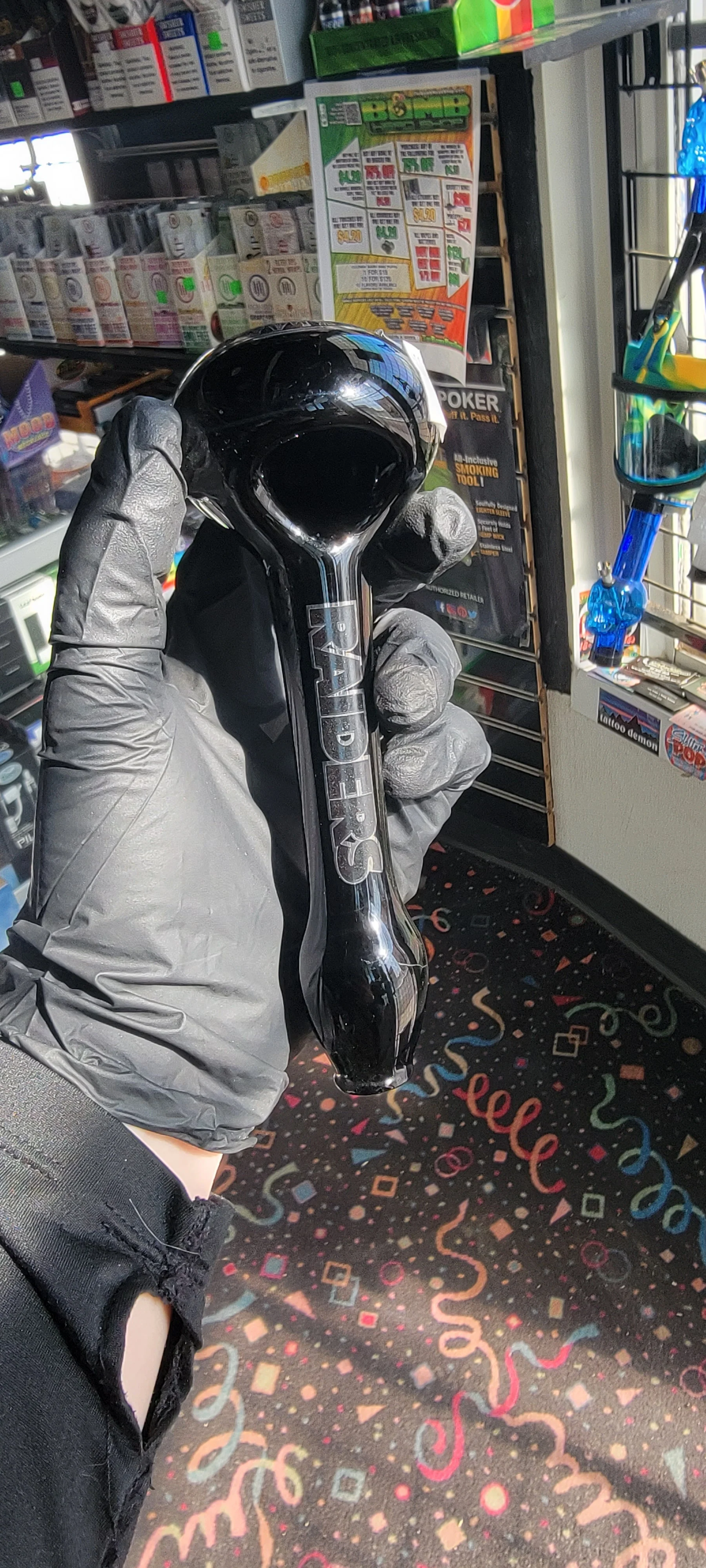 Oakland Raiders Hand Pipe - Image 3