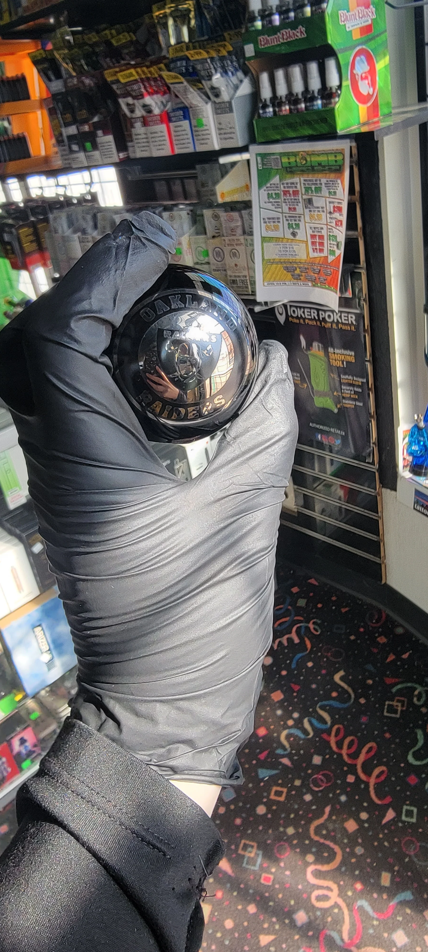 Oakland Raiders Hand Pipe - Image 4