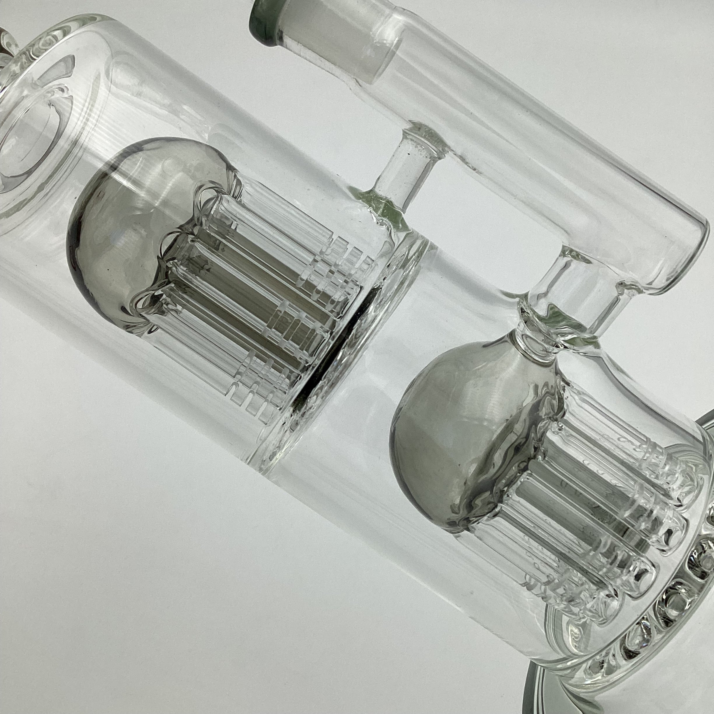 Bent Neck Two Chamber Tree Perk Bong - Image 3