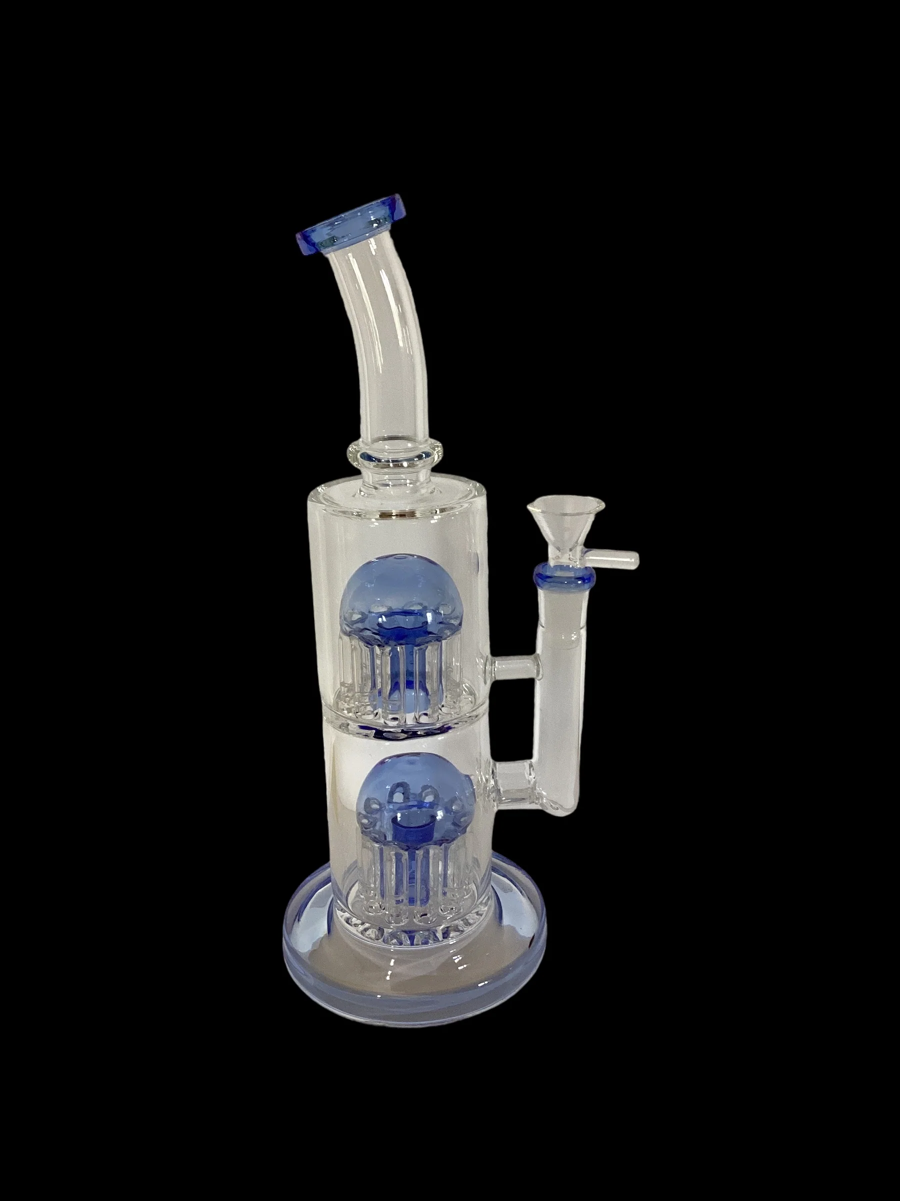 Bent Neck Two Chamber Tree Perk Bong - Image 5
