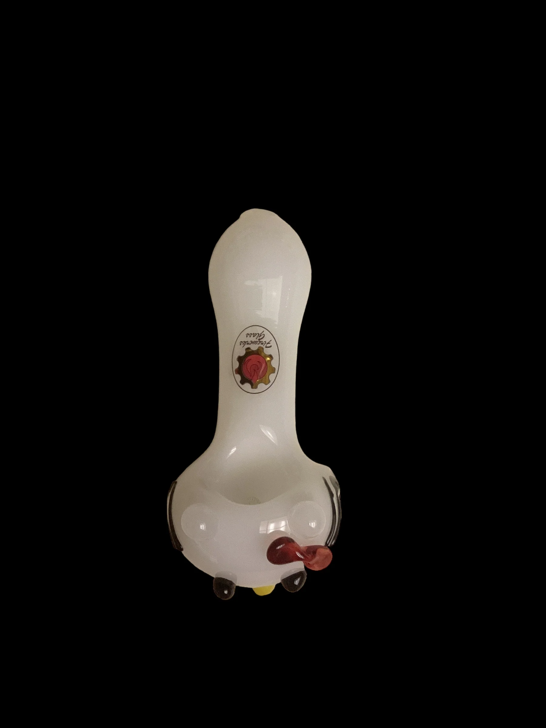 White Kitty Hand Pipe - Image 4